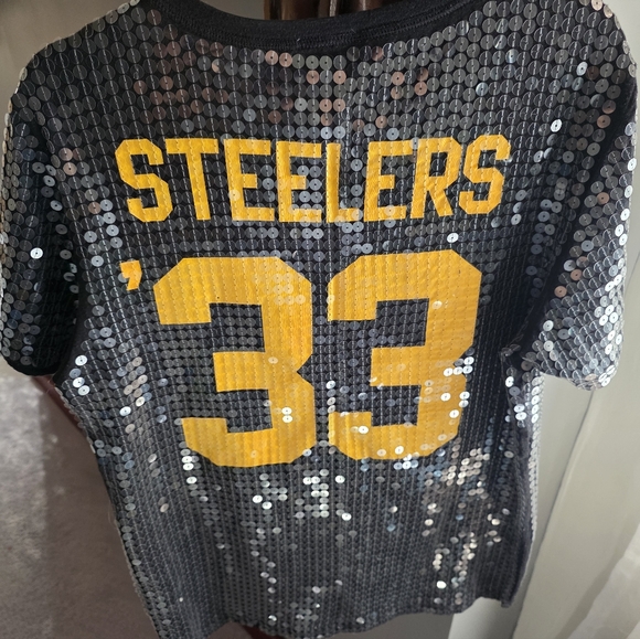 Victoria's Secret Tops - Steelers Sequined Shirt